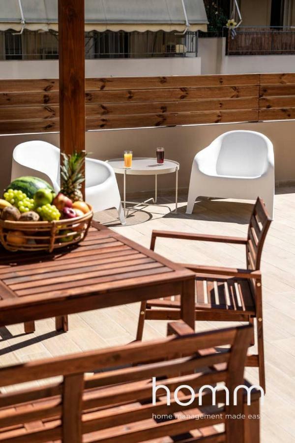 Nemeseos Ground Floor Homm Apartment With Roof Garden And Wading Pool Atina Dış mekan fotoğraf