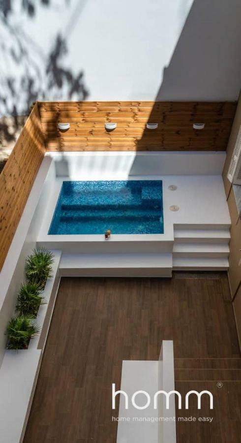 Nemeseos Ground Floor Homm Apartment With Roof Garden And Wading Pool Atina Dış mekan fotoğraf